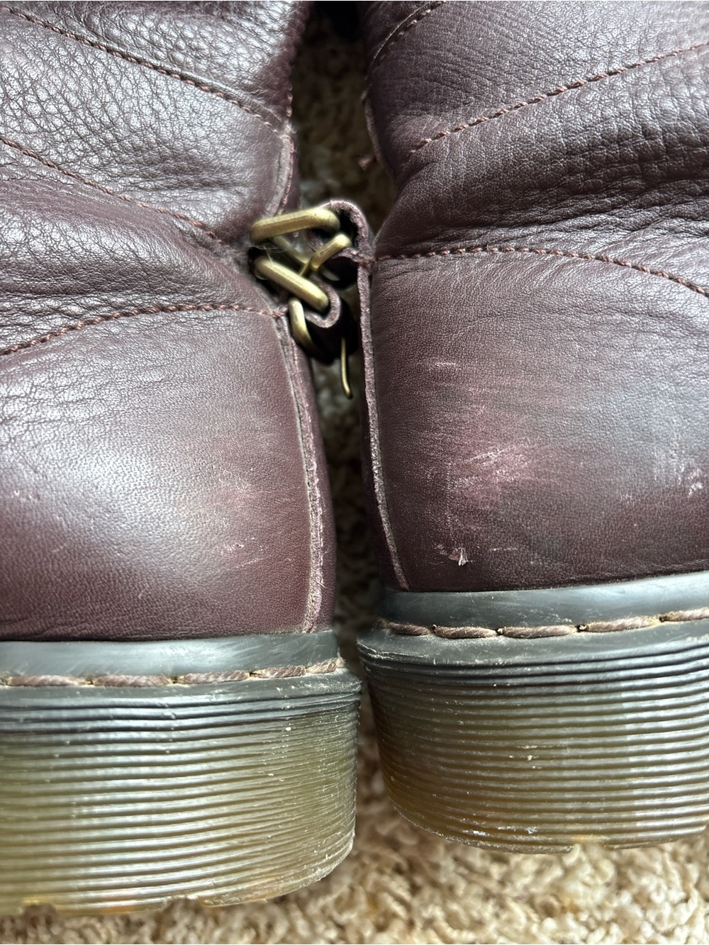 Dr. Martens Aimilita Triumph Union Jack British Flag Leather Fold Boots US 9 - Picture 13 of 15